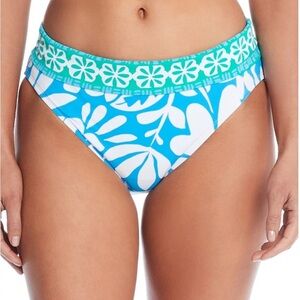 BLEU ROD BEATTIE Fold Over Banded Hipster Bikini Bottom Size 12